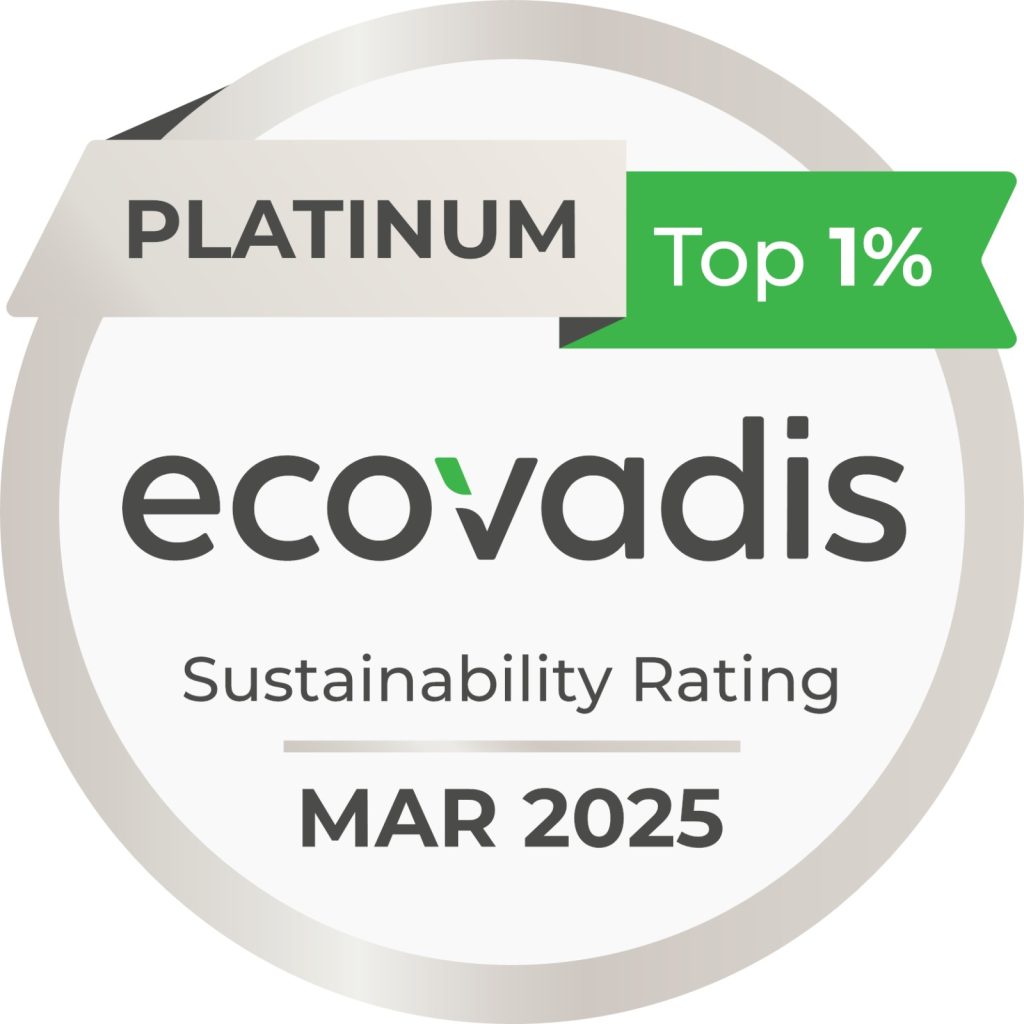 EcoVadis Platinum-medaille