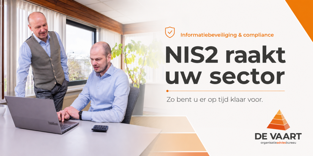 NIS2 raakt uw sector. De Vaart 8 stappen plan voor NIS2.