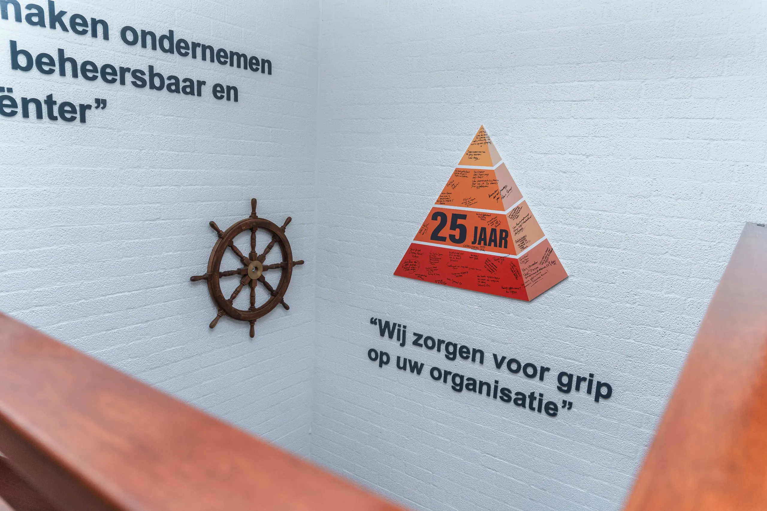 Een jubileumherinnering aan 25 jaar De Vaart op kantoor